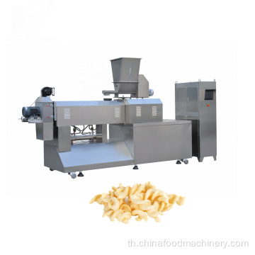 สกรู/เชลล์/ชิป/เม็ด Extruding&amp;Frying Extruder Machine